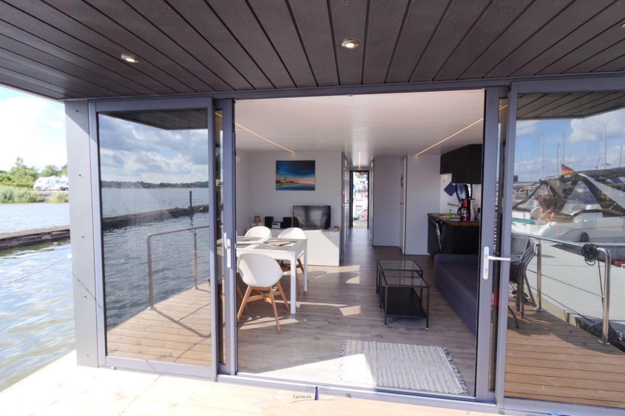 Hotel Hausboot Fjord Nordstern Mit Dachterrasse In Szlezwik Zewnętrze zdjęcie