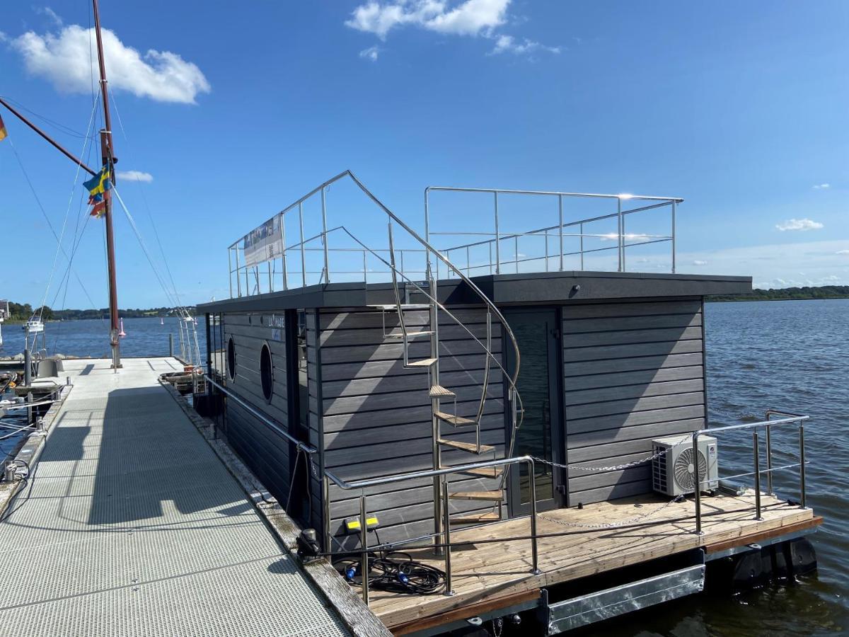 Hotel Hausboot Fjord Nordstern Mit Dachterrasse In Szlezwik Zewnętrze zdjęcie